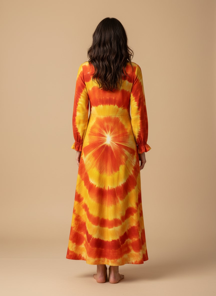 "Fetch" Long Sleeve Maxi Dress