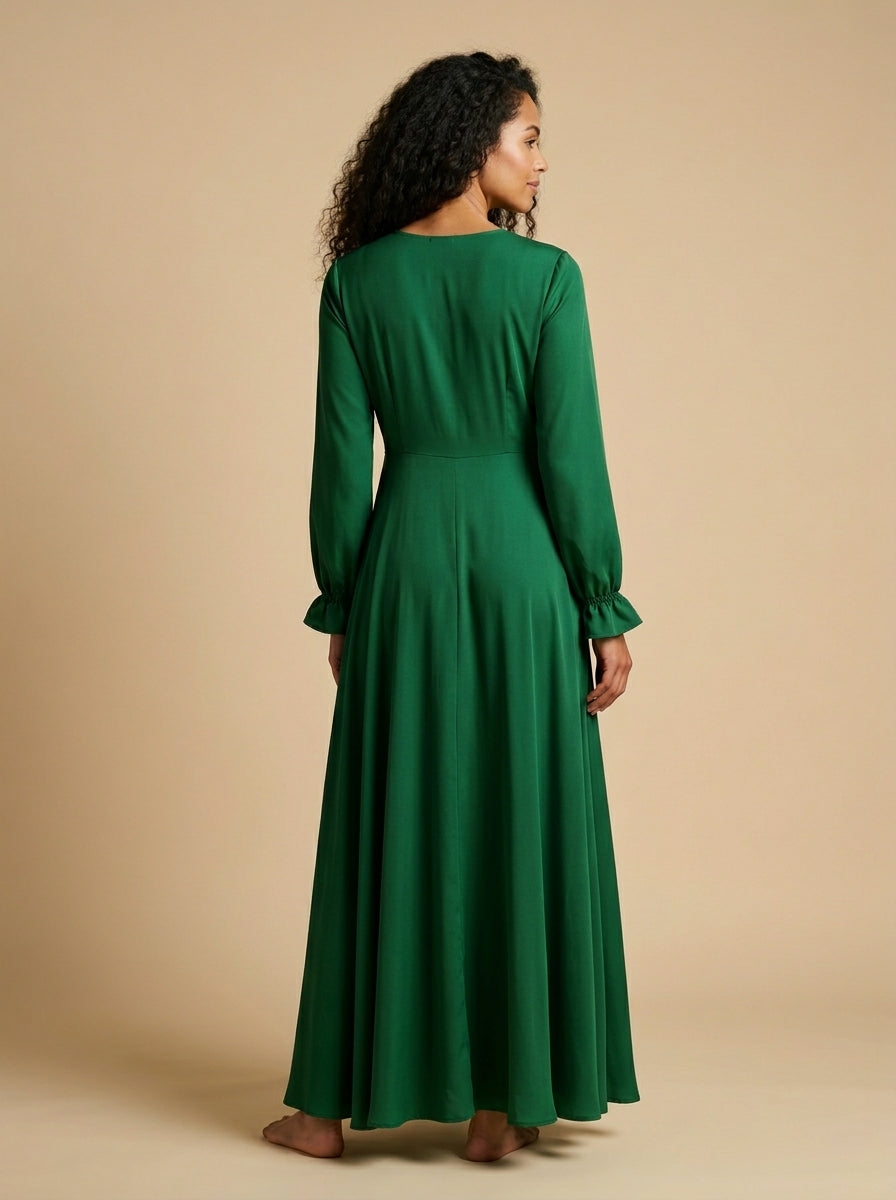 "Salty" Long Sleeve Maxi Dress
