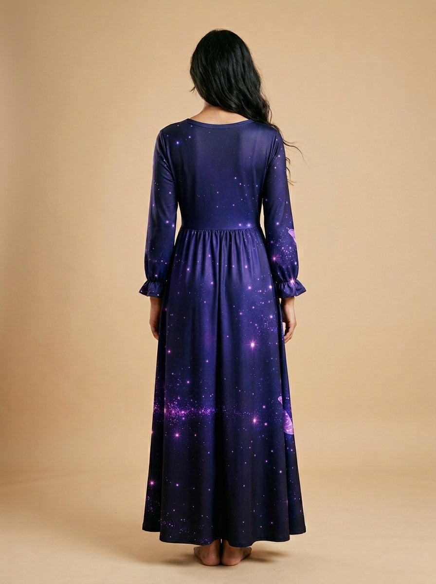 "Reverie" Long Sleeve Maxi Dress