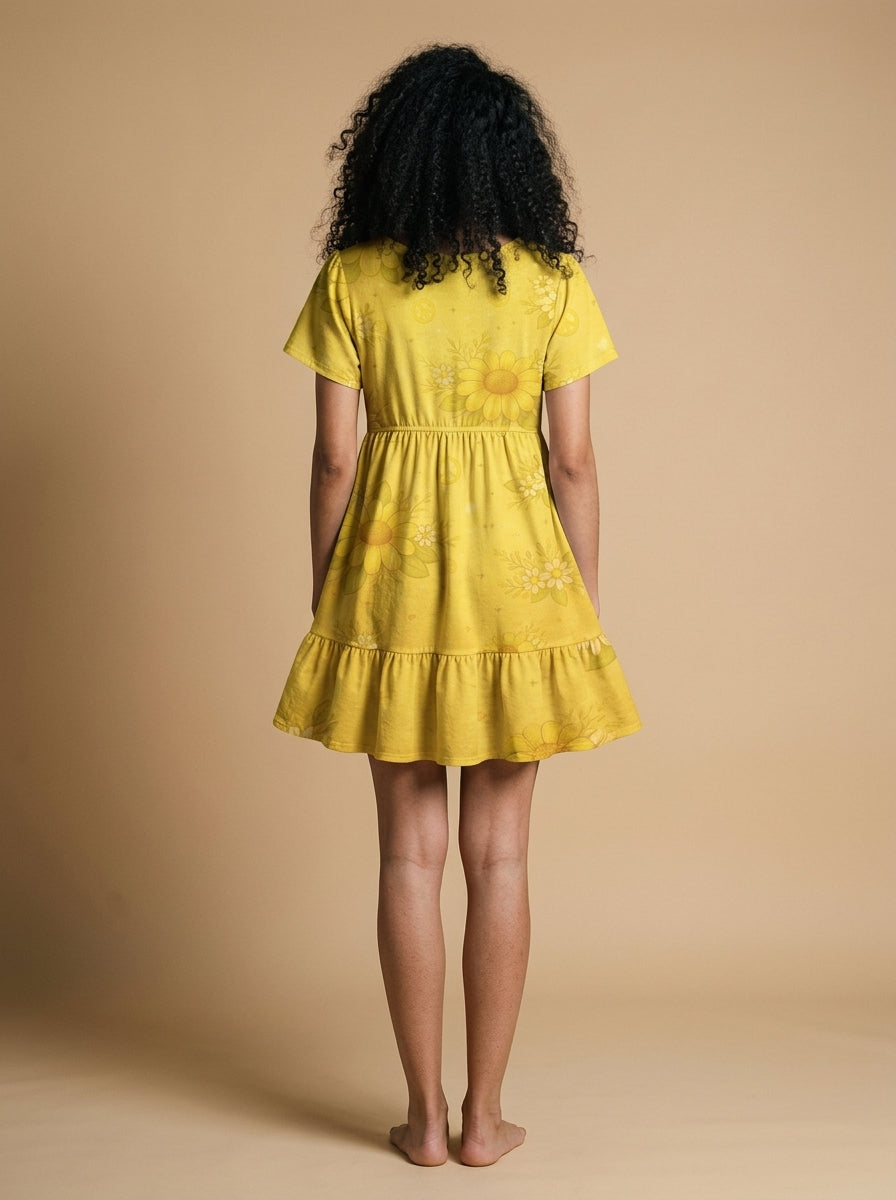 "Honey" Floral Dress