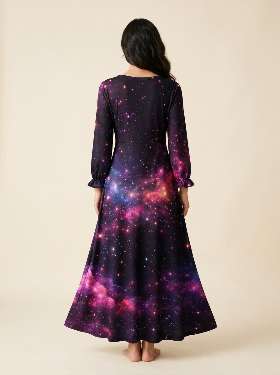 "Pixie" Long Sleeve Maxi Dress