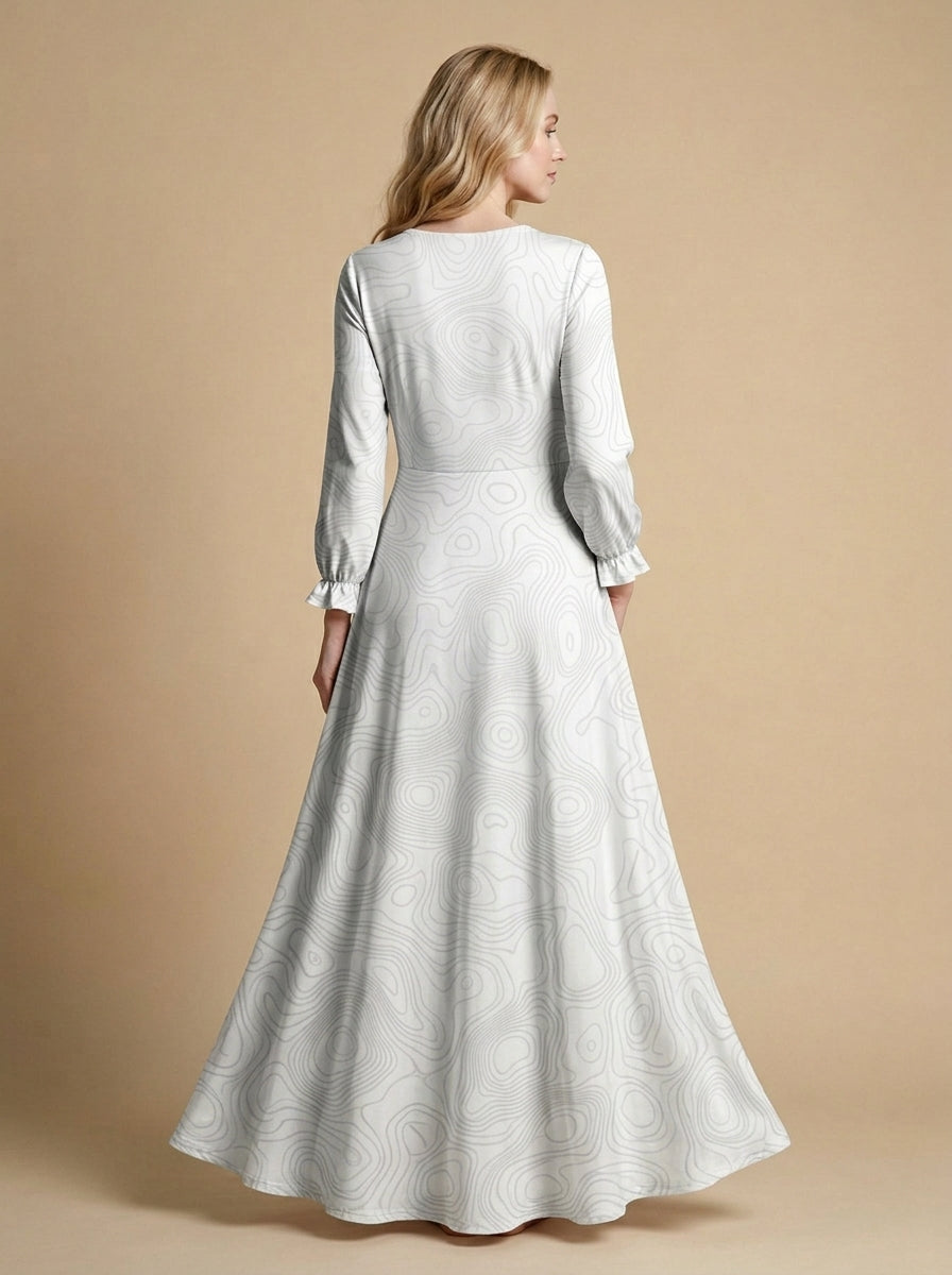 "Bloom" Long Sleeve Maxi Dress