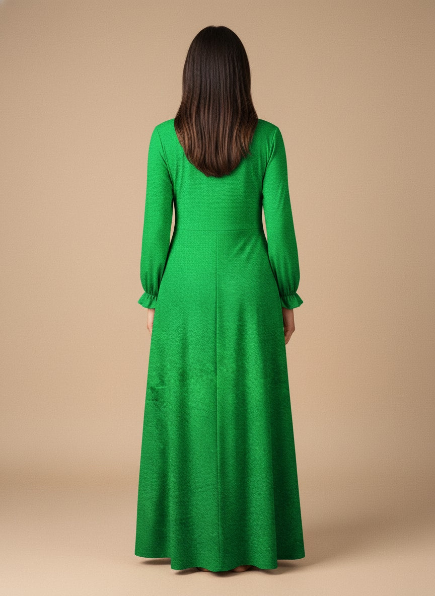 "Amen" Long Sleeve Maxi Dress