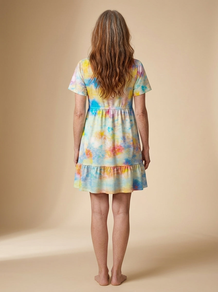 "Burst" Floral Dress