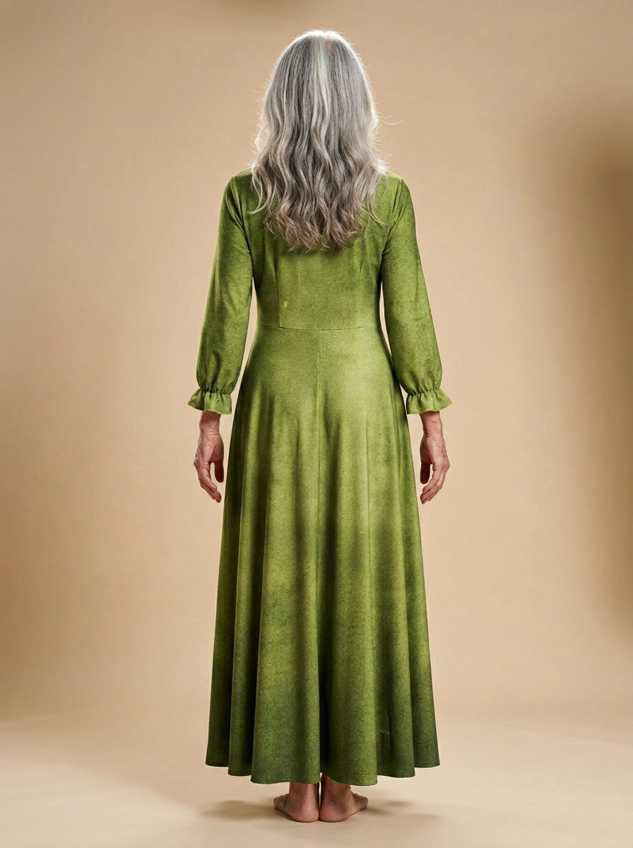 "Moxie" Long Sleeve Maxi Dress
