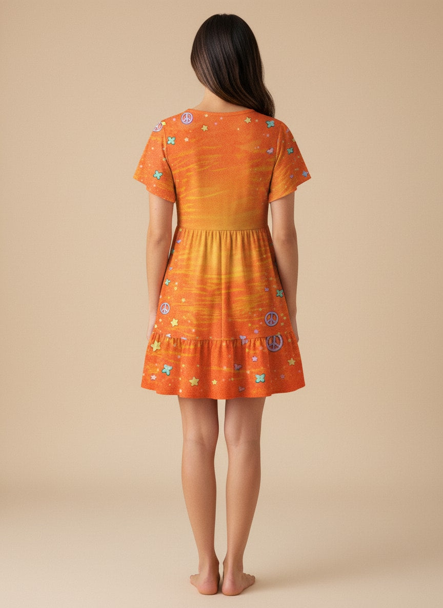 "Zesty" Floral Dress