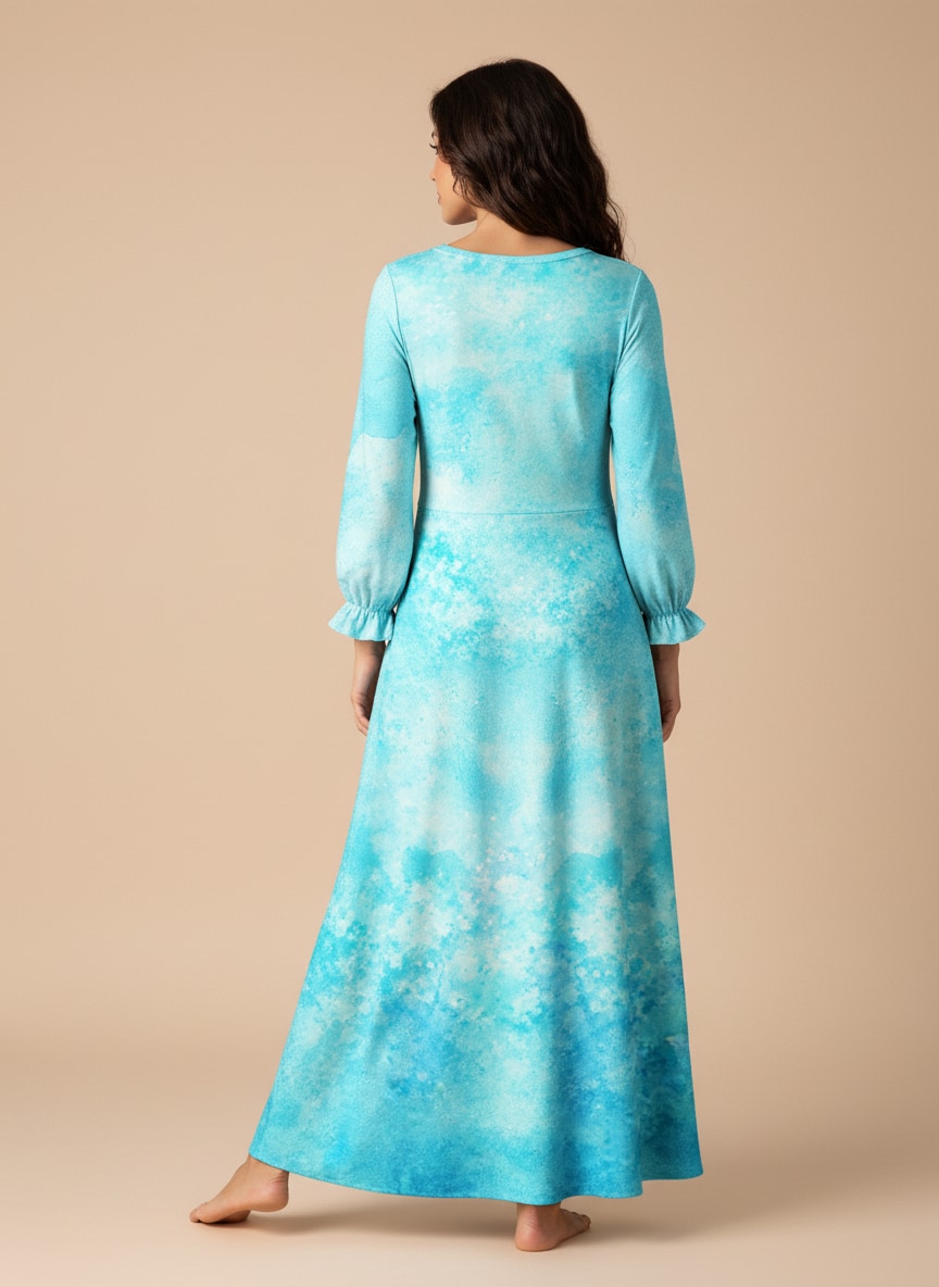 "Brave" Long Sleeve Maxi Dress