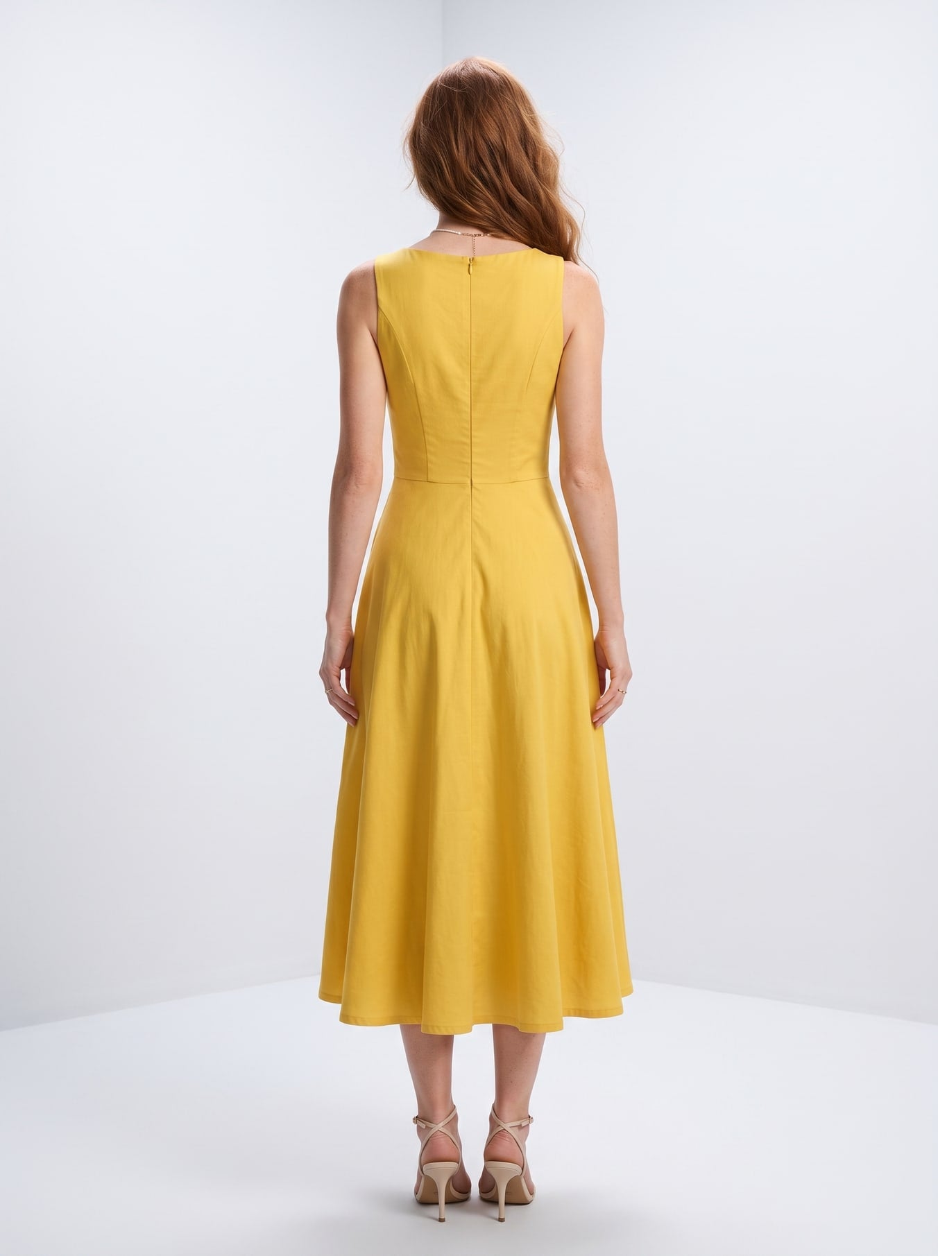 Yellow "Moxie" Corset Dress