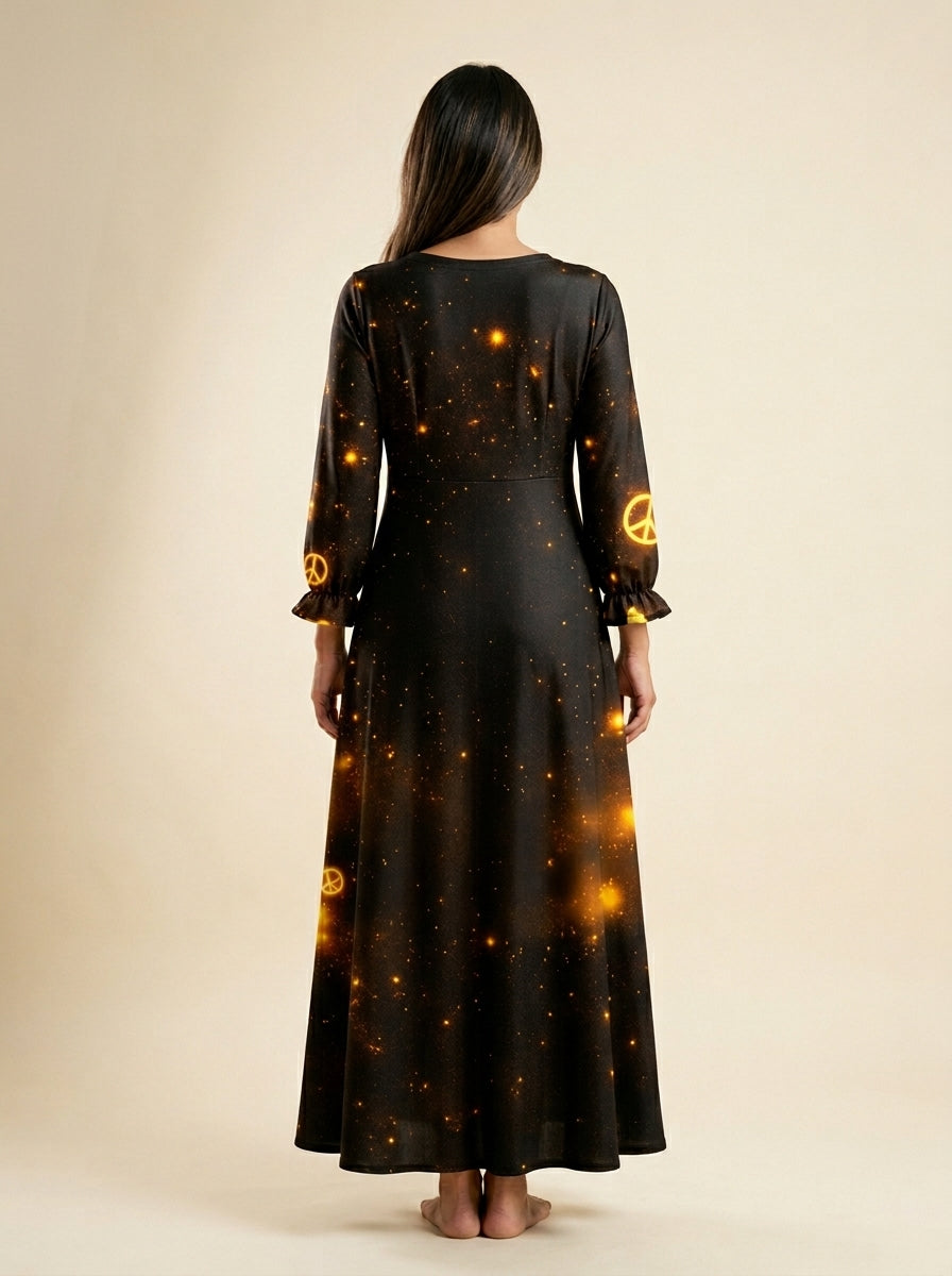 "Sage" Long Sleeve Maxi Dress