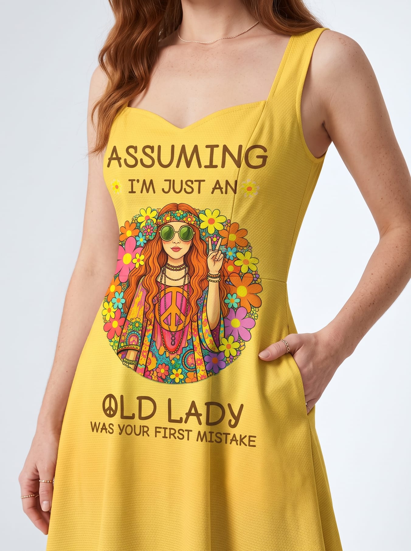 Yellow "Moxie" Corset Dress