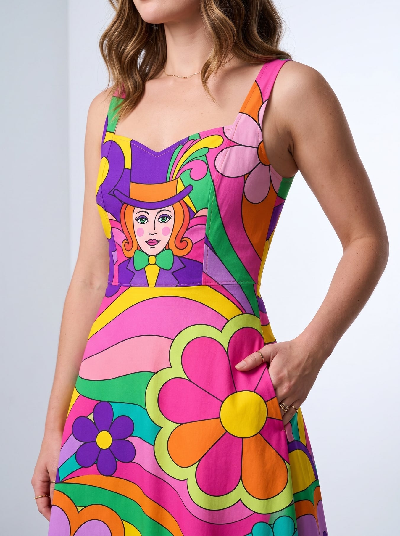"Groovy" Corset Dress