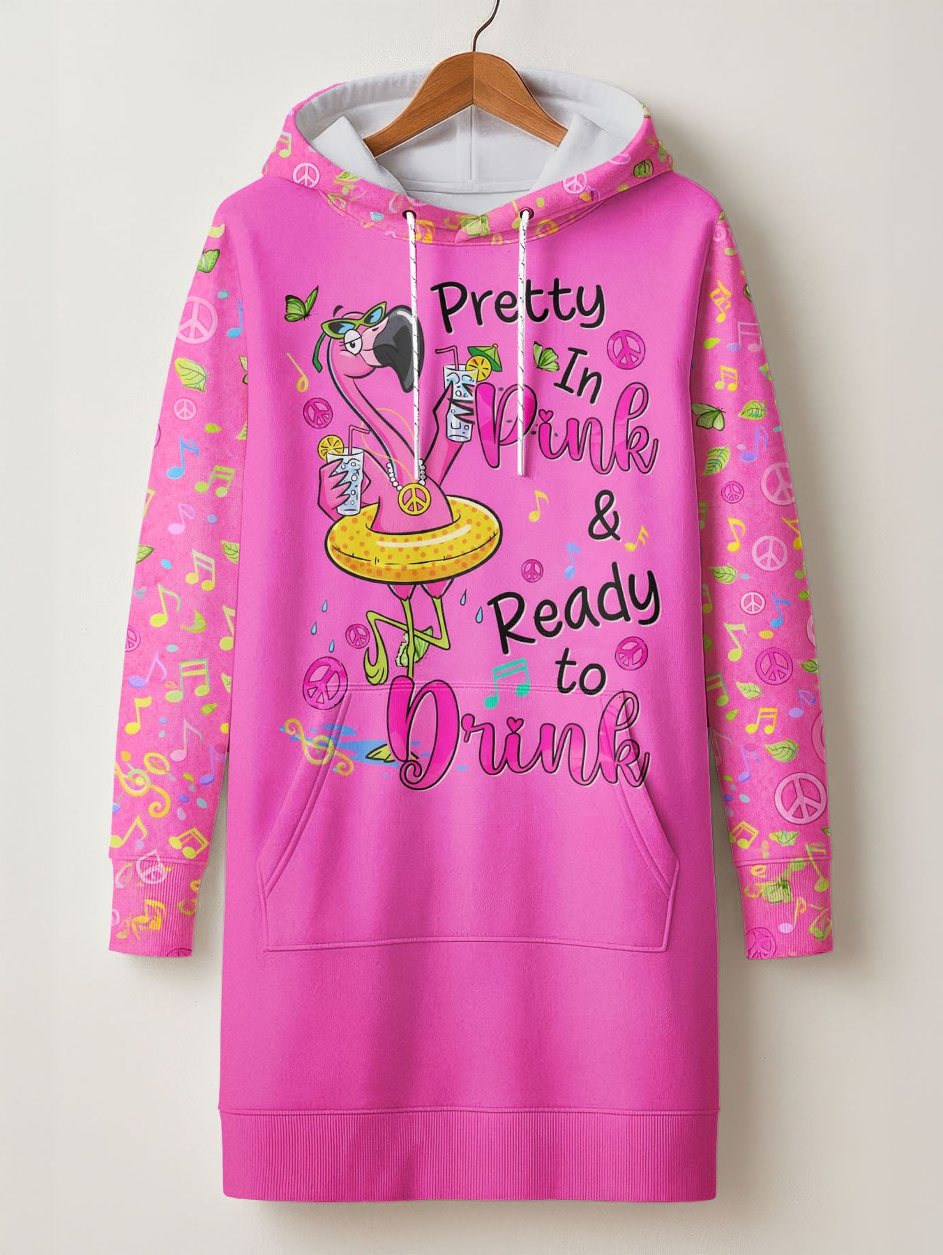 "Pinka" Hoodie Dress