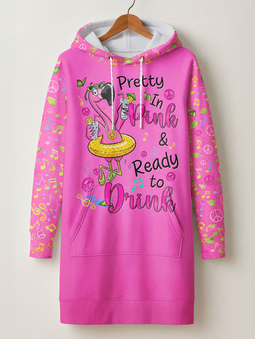 "Pinka" Hoodie Dress