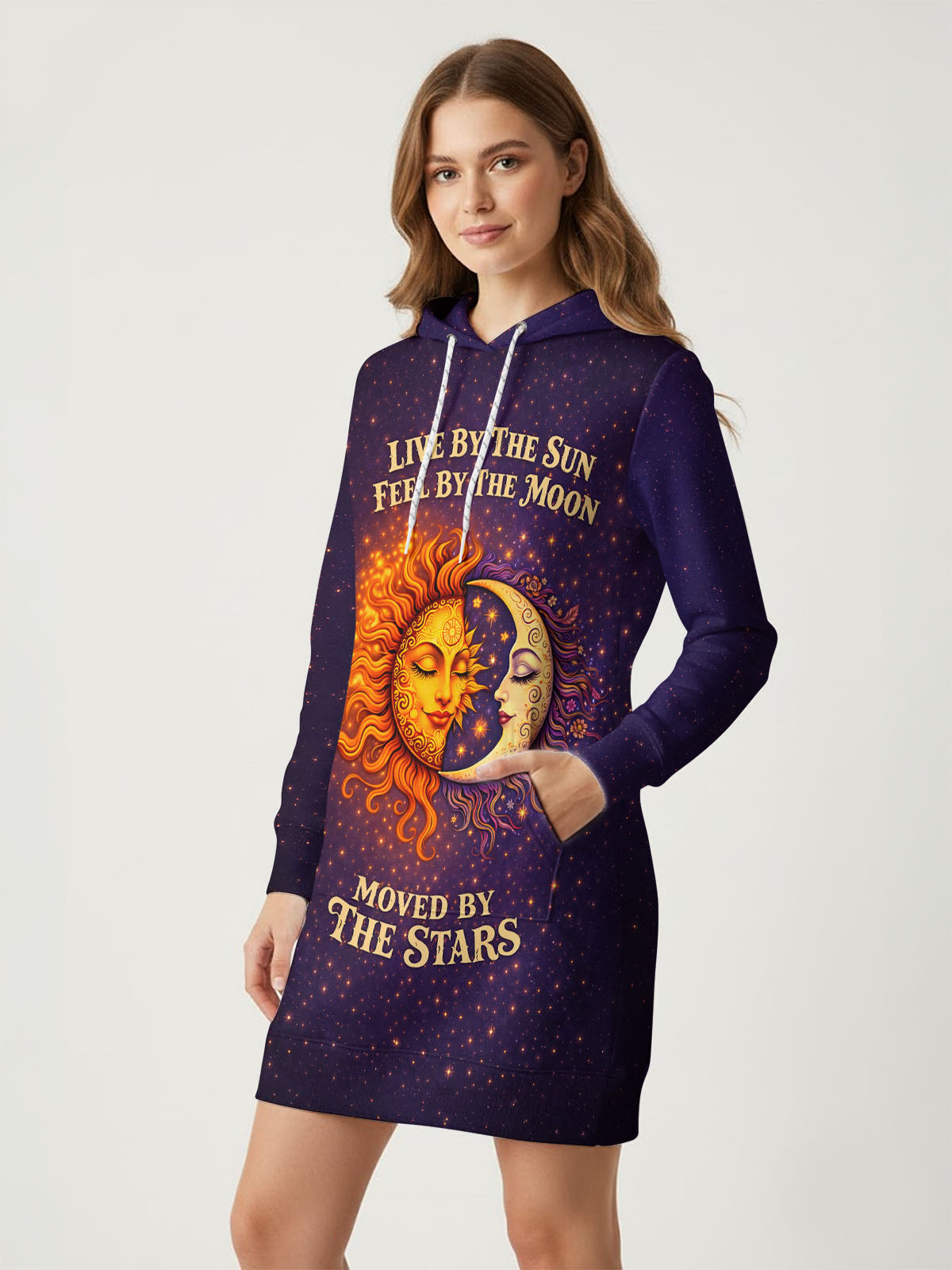 "Eclipse" Hoodie Dress