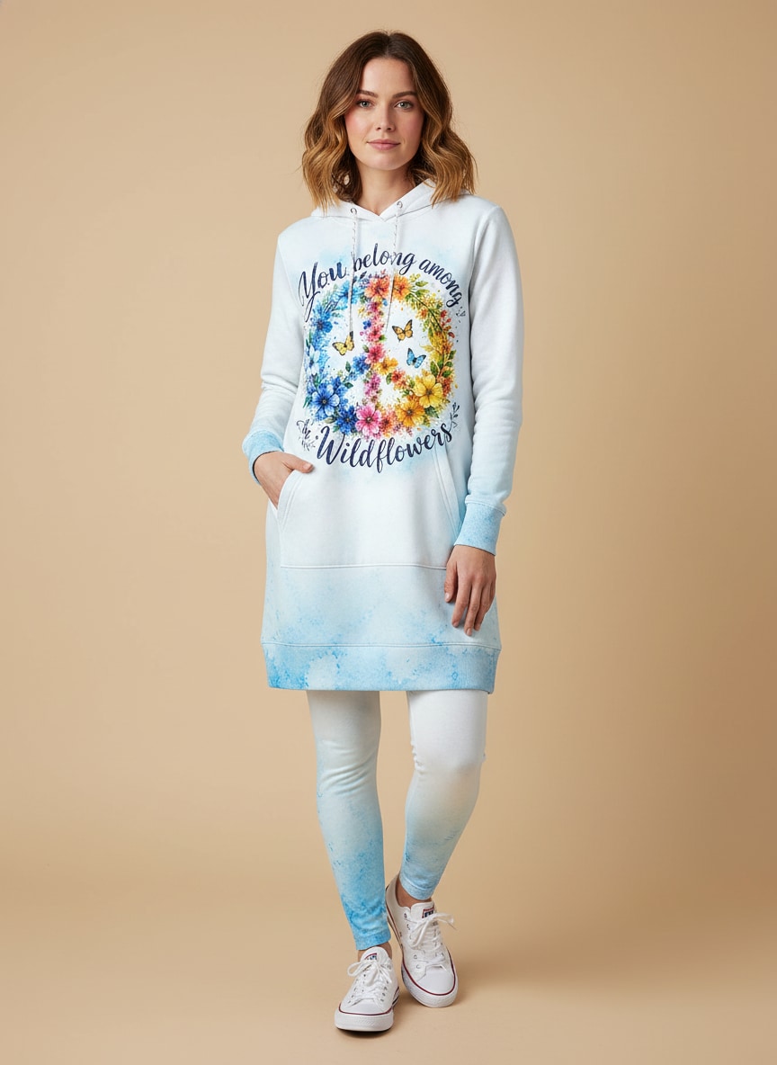 "MEADOW" Hoodie Dress