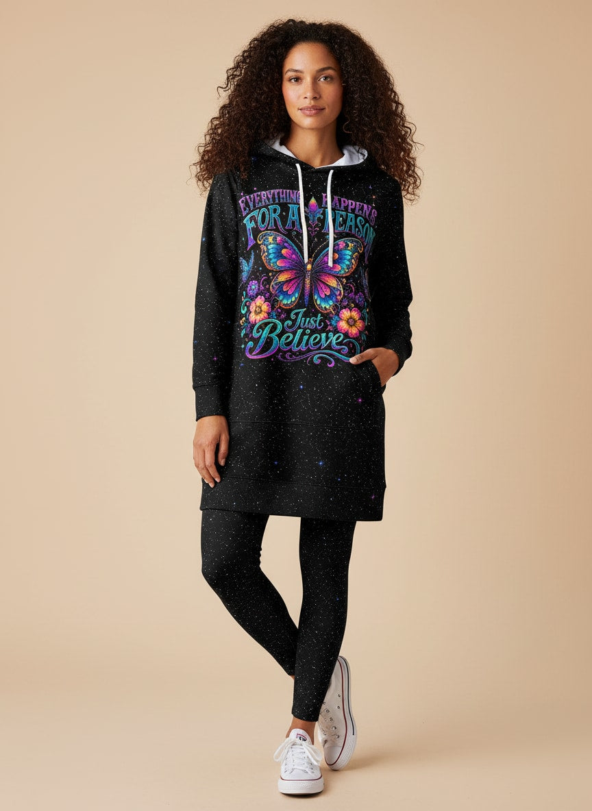 "FATED" Hoodie Dress