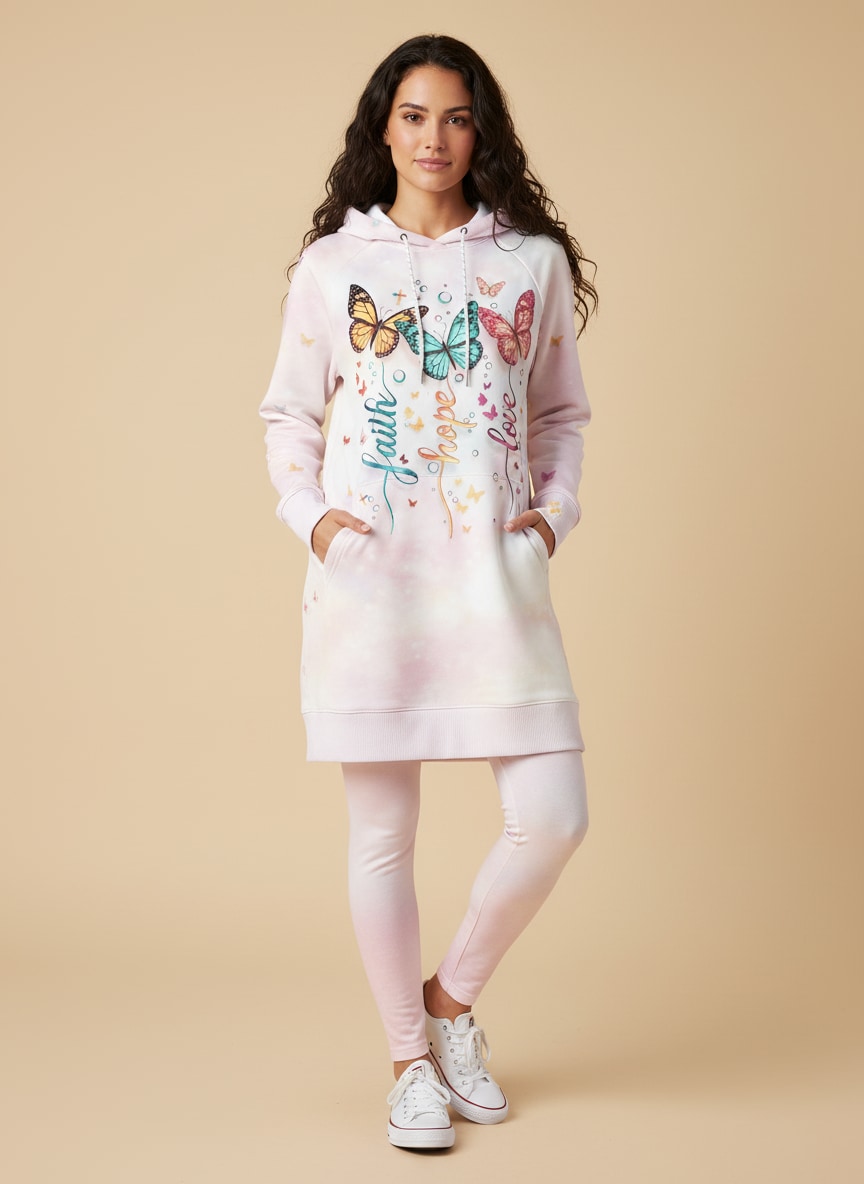 "Flutter" Hoodie Dress & Leggings Deal