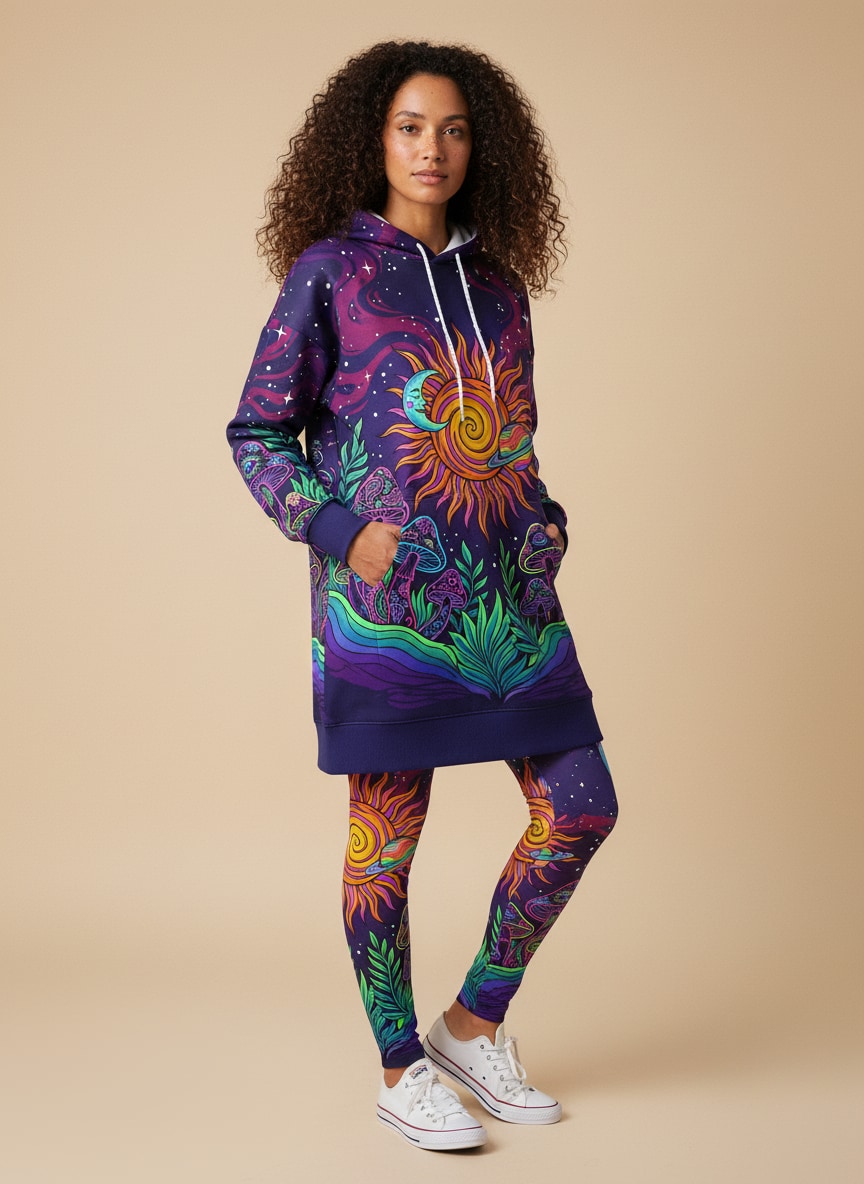"Trance" Hoodie Dress & Leggings Deal
