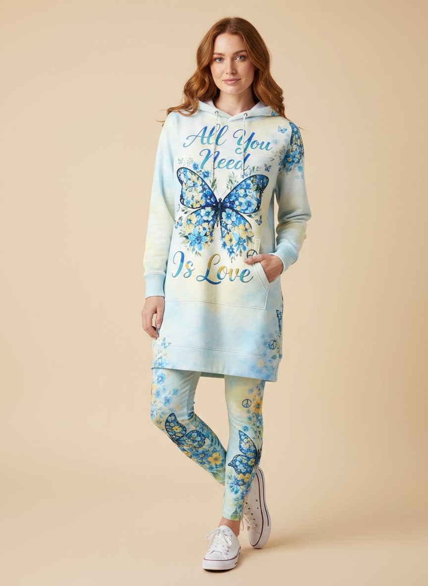 "Petal" Hoodie Dress & Leggings Deal