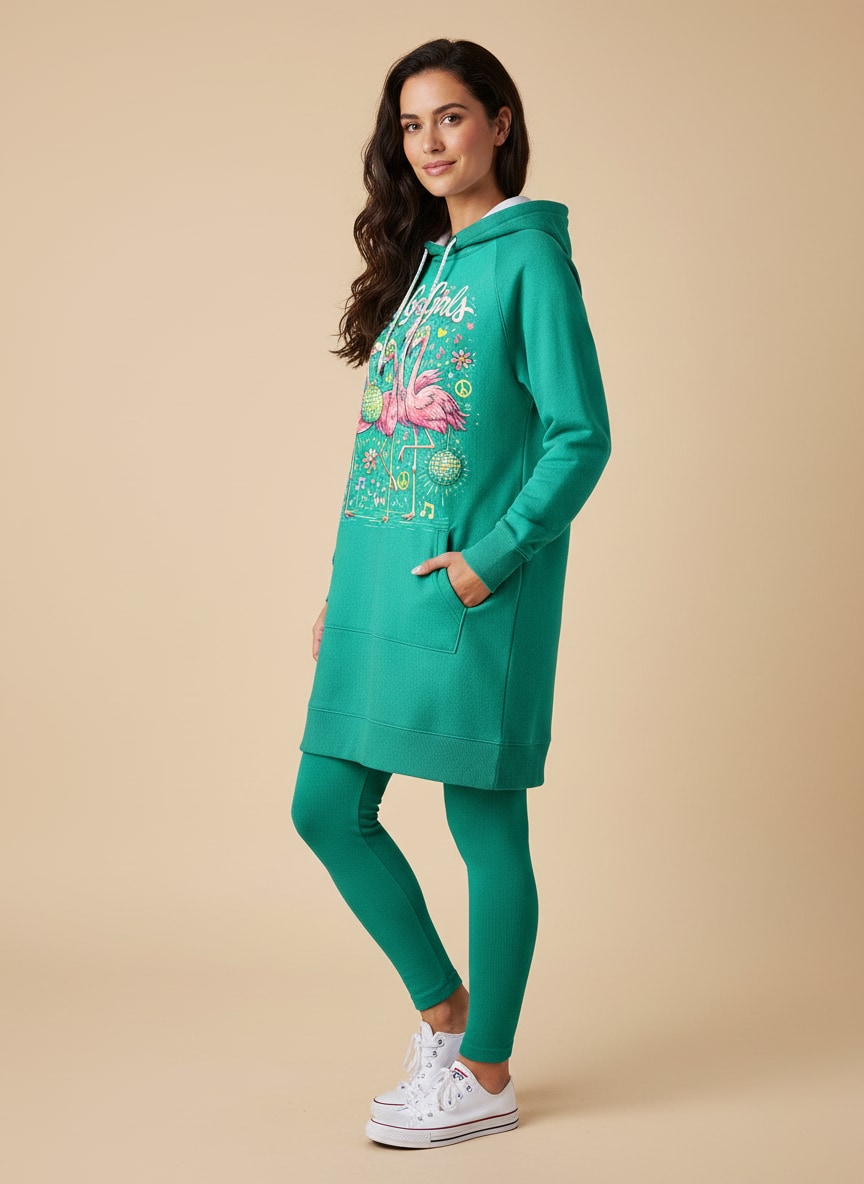 "Flocka" Hoodie Dress & Leggings Deal