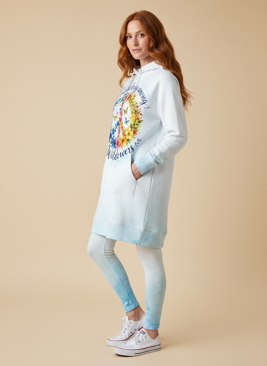 "MEADOW" Hoodie Dress