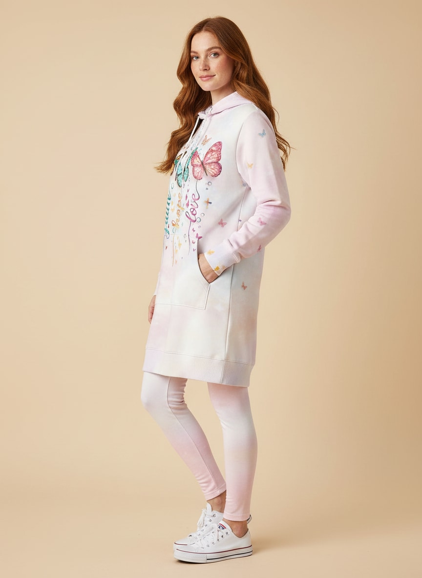 "Flutter" Hoodie Dress & Leggings Deal