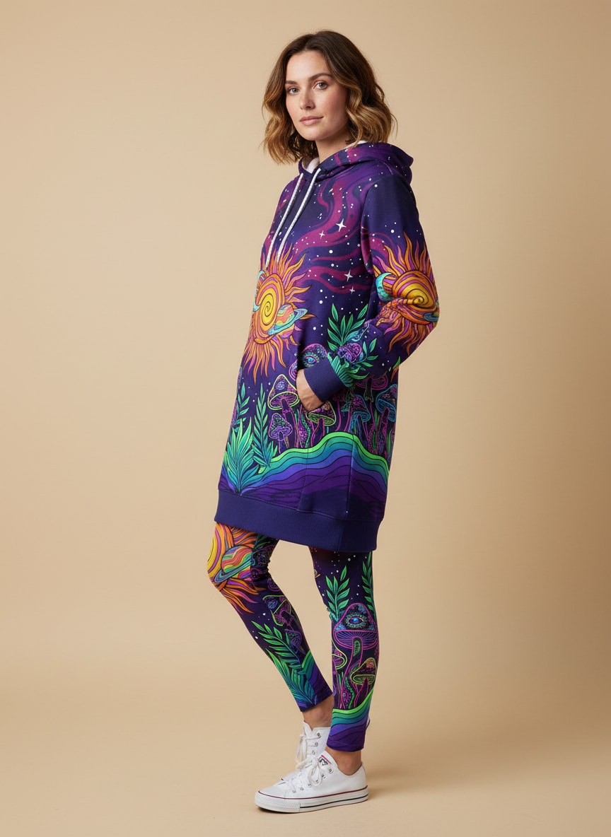 "Trance" Hoodie Dress & Leggings Deal