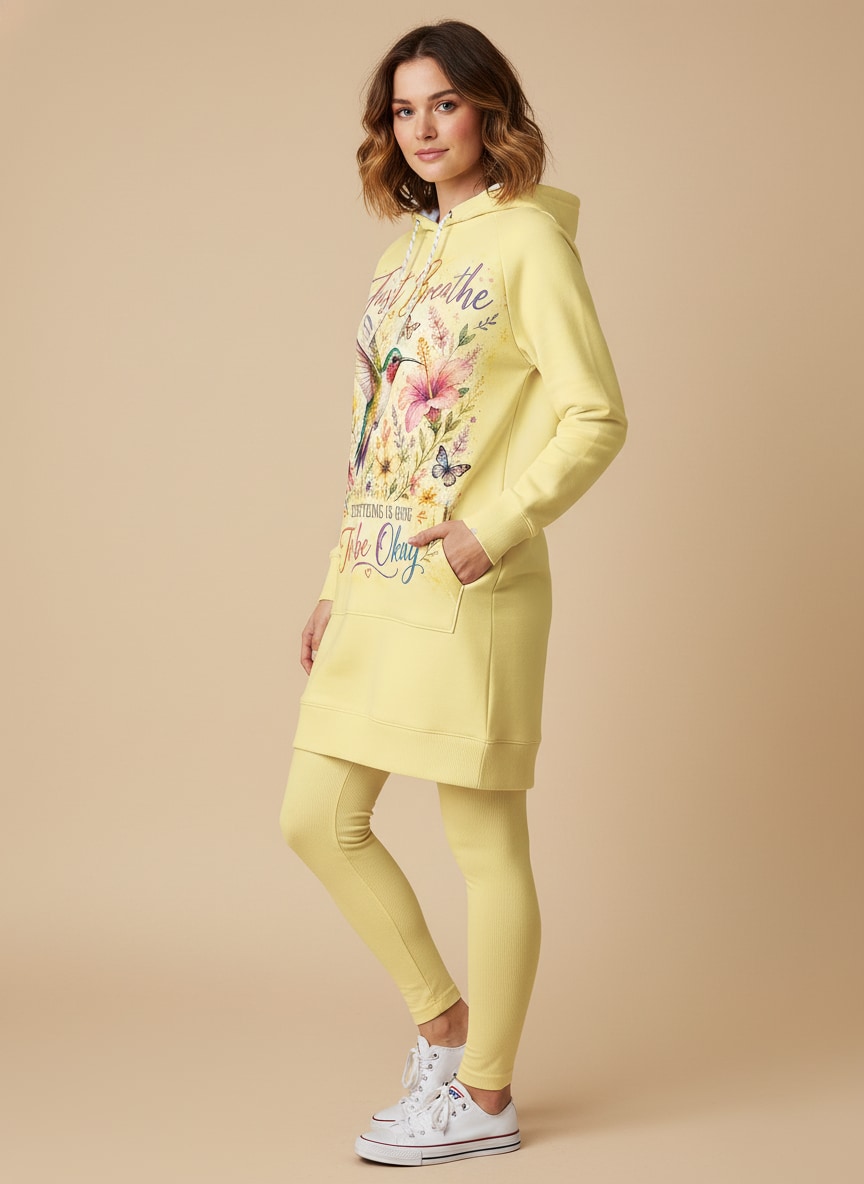 "FLIT" Hoodie Dress