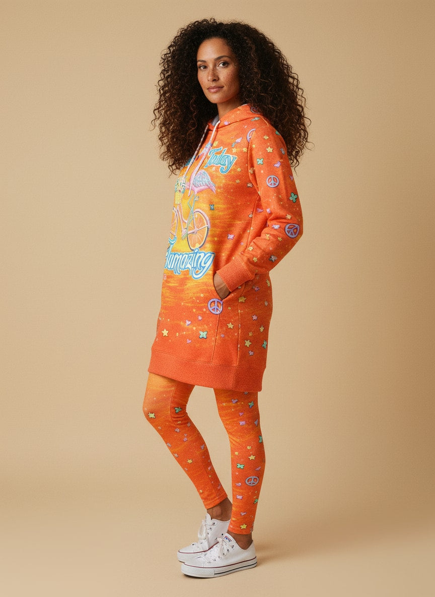 "Zesty" Hoodie Dress & Leggings Deal