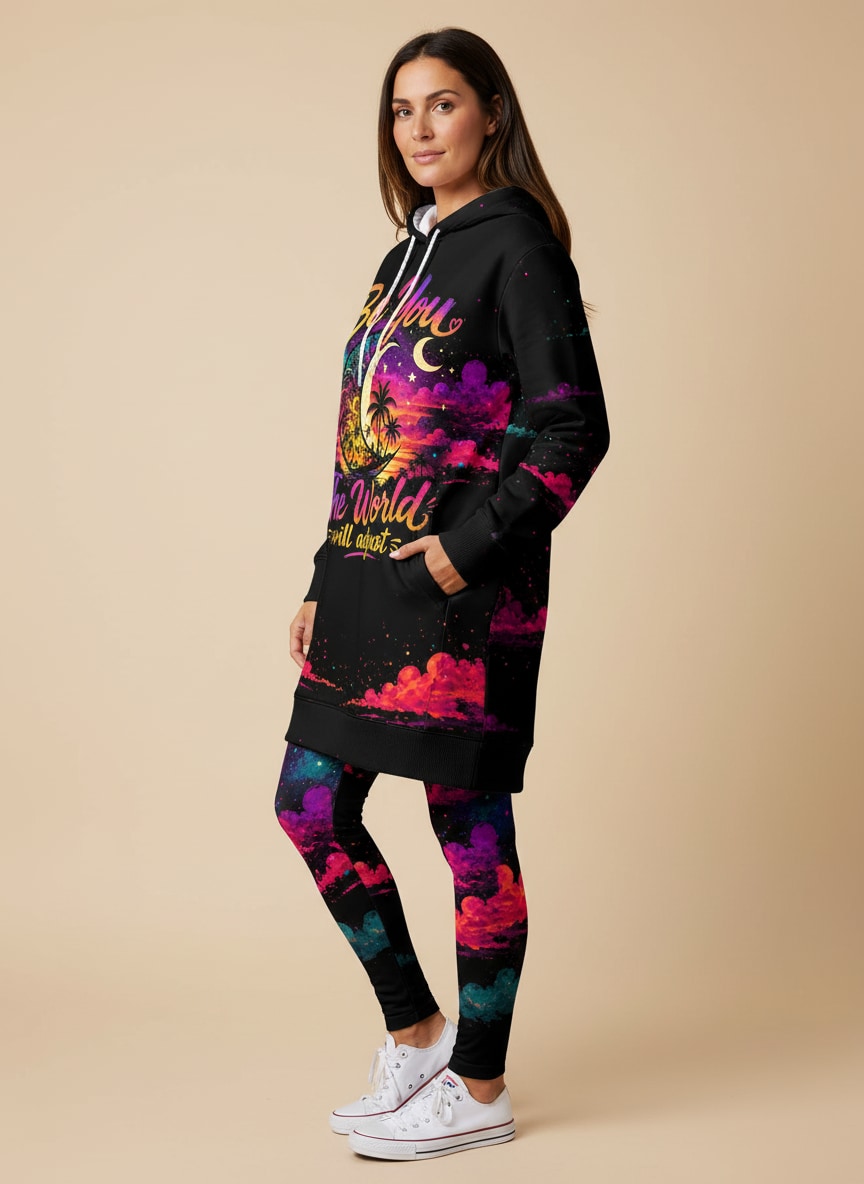 "ISLE" Hoodie Dress