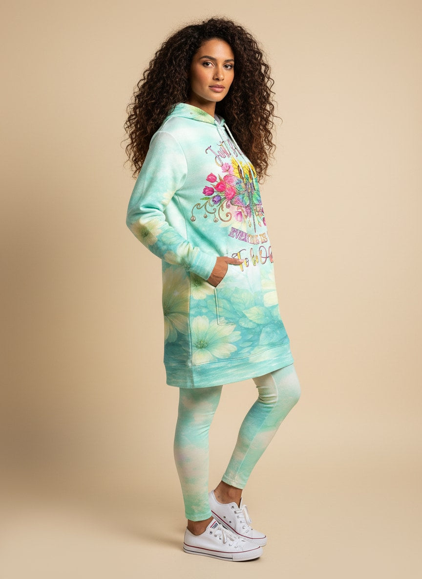 "Exhale" Hoodie Dress & Leggings Deal