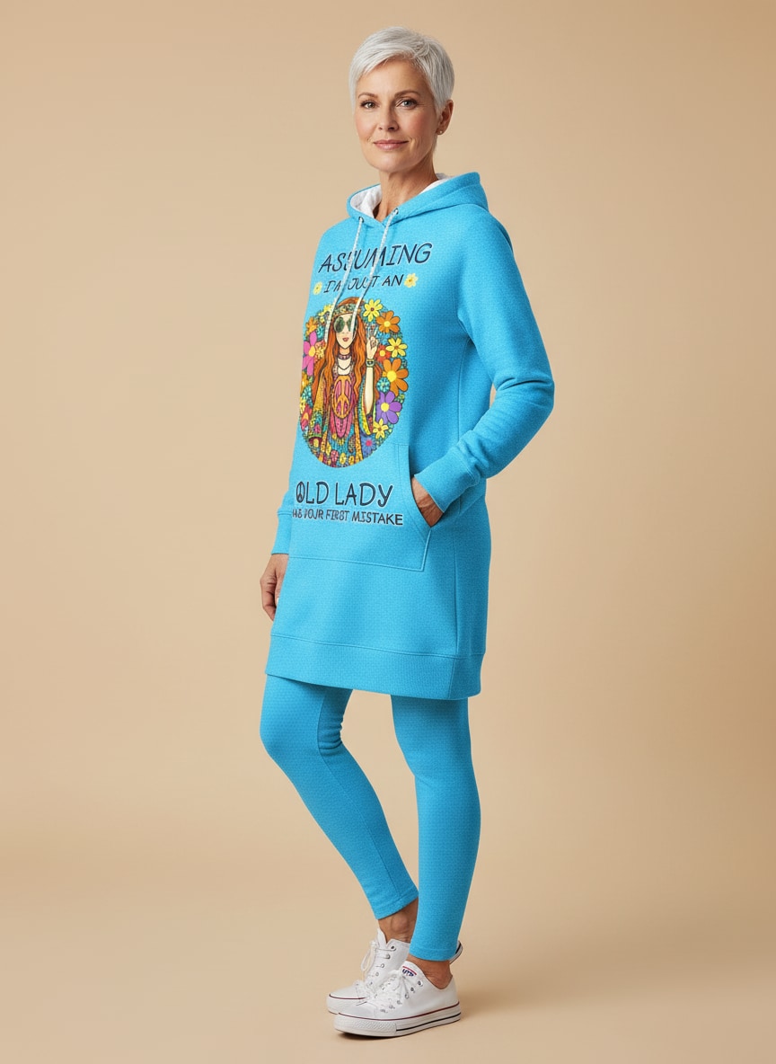 Turquoise "Moxie" Hoodie Dress & Leggings Deal