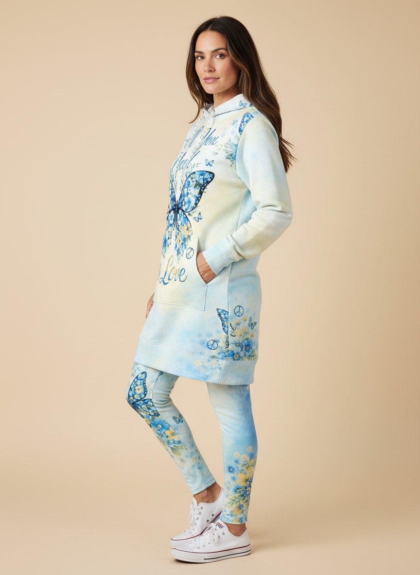 "Petal" Hoodie Dress & Leggings Deal