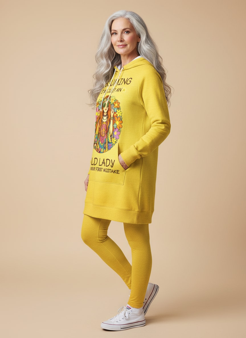 Yellow "Moxie" Hoodie Dress & Leggings Deal