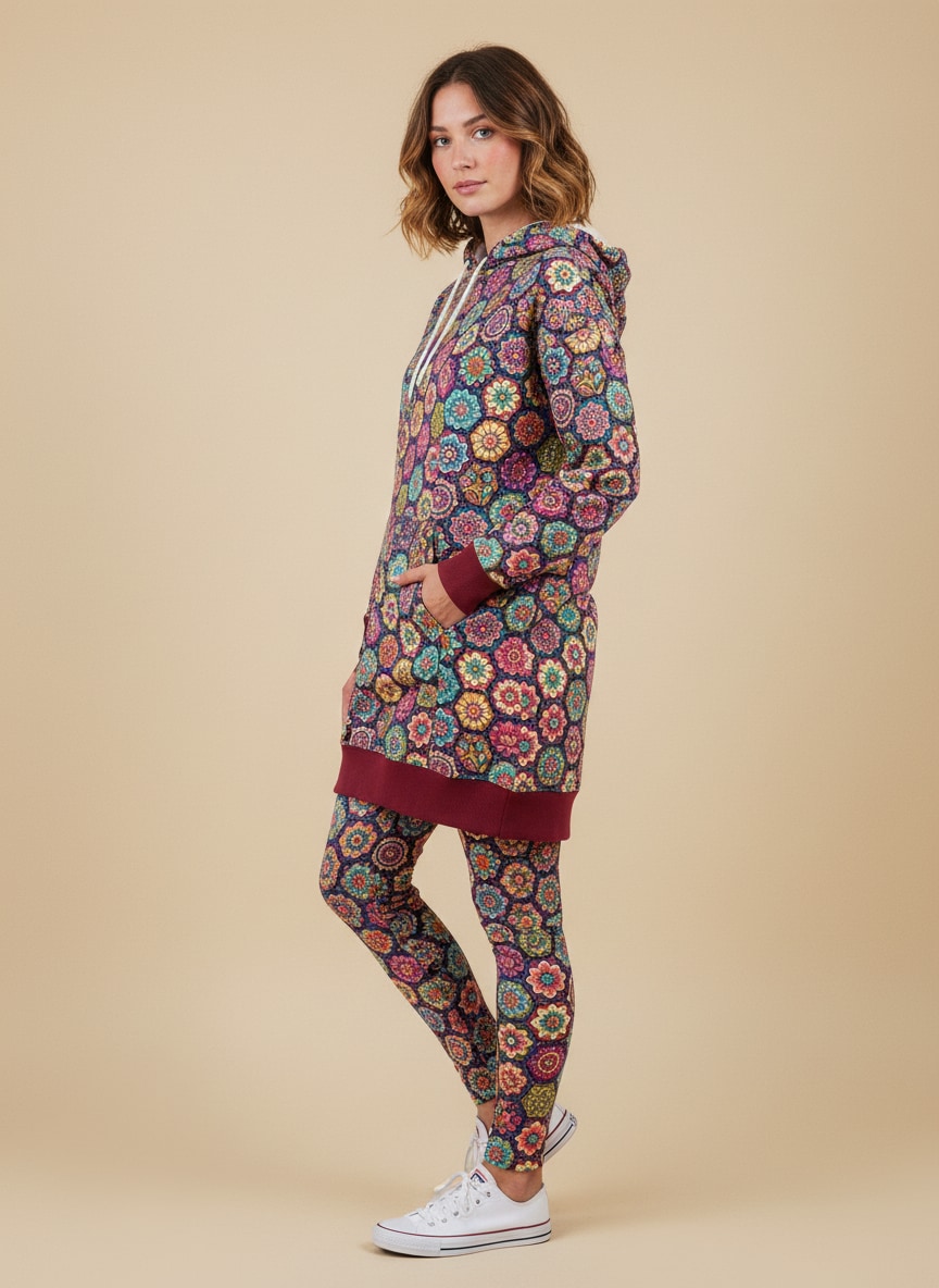 "Flower" Hoodie Dress & Leggings Deal