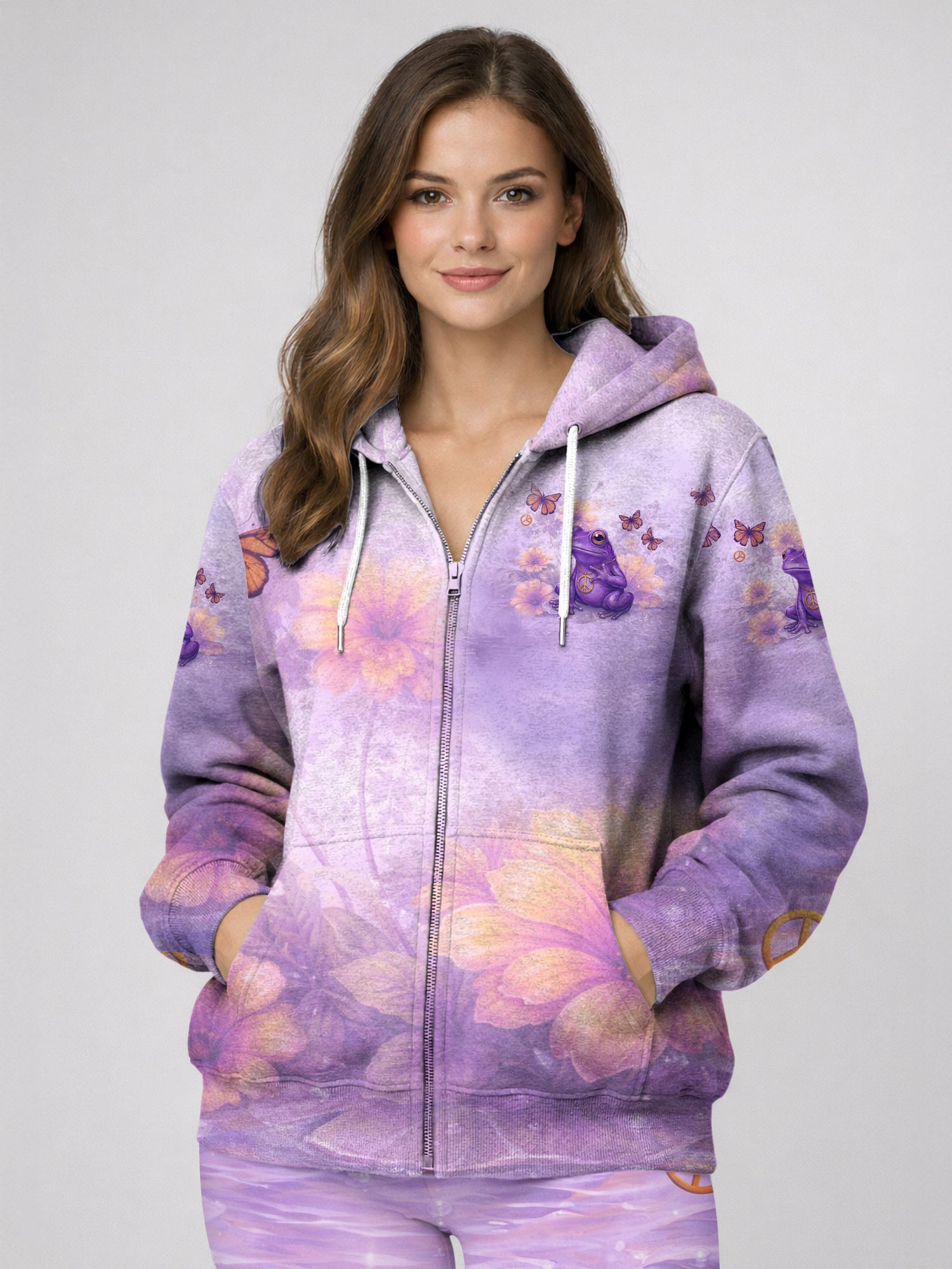 "Quirk" Zip Hoodie