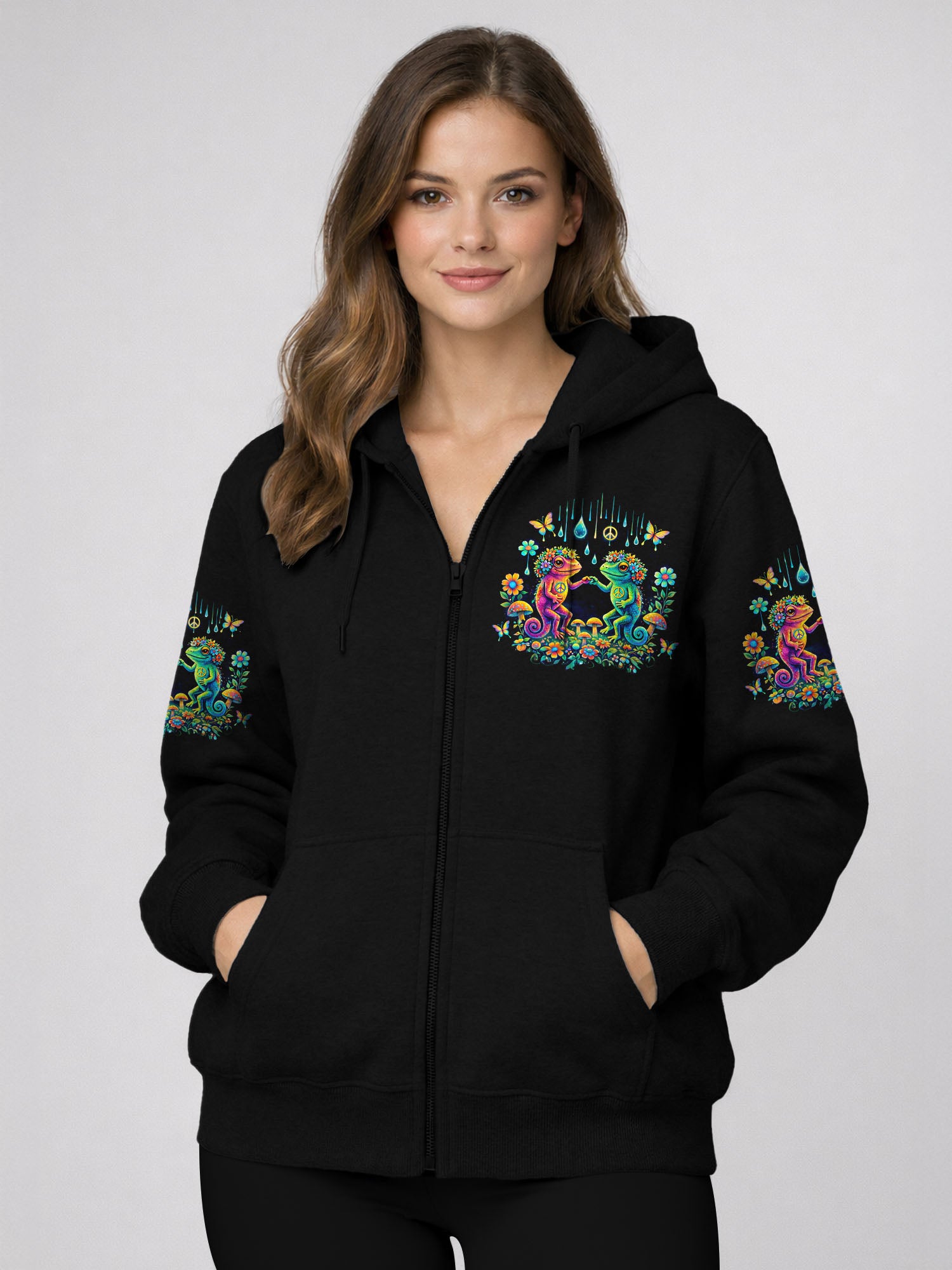 "Stomp" Zip Hoodie