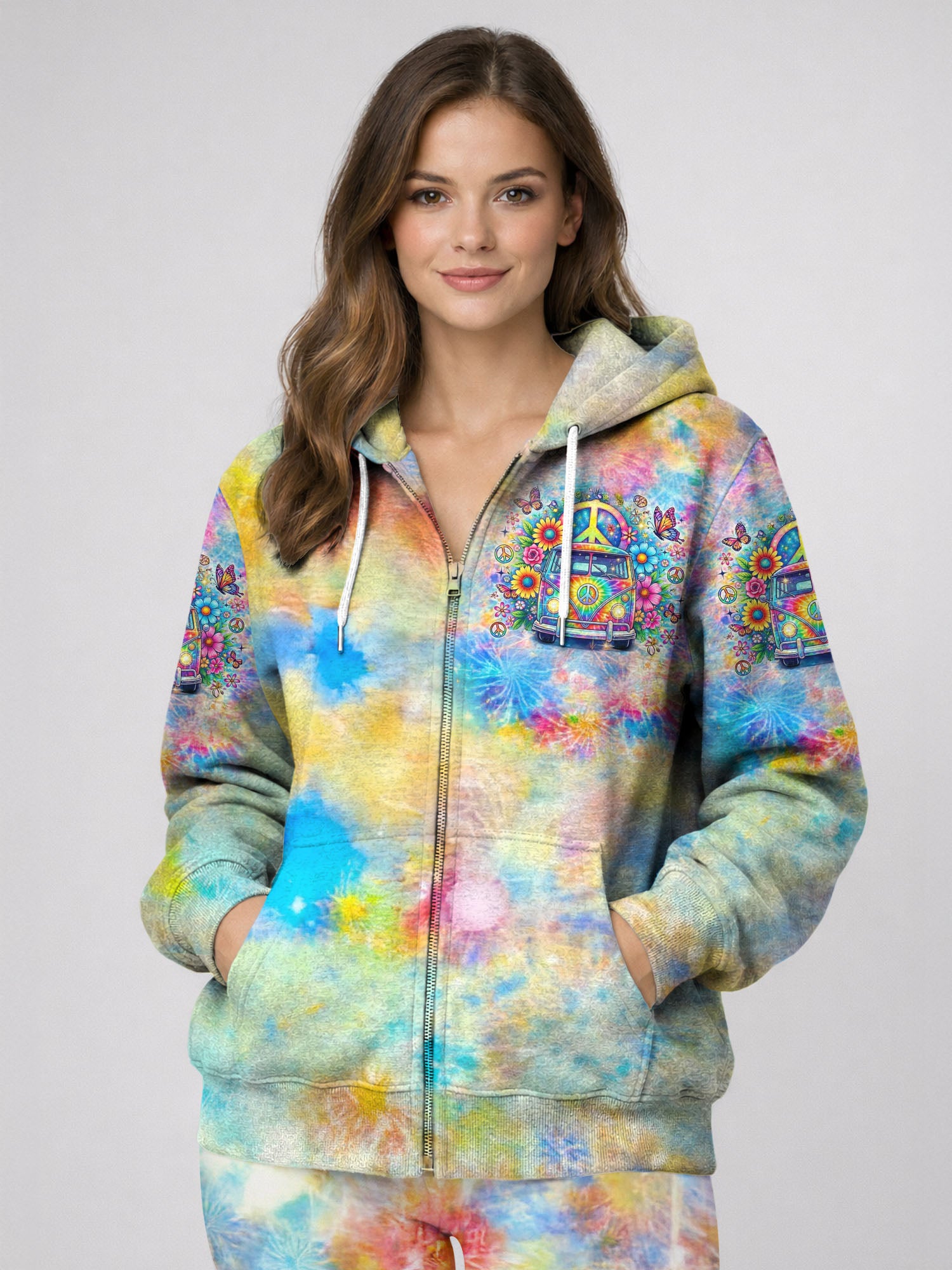 "Burst" Zip Hoodie