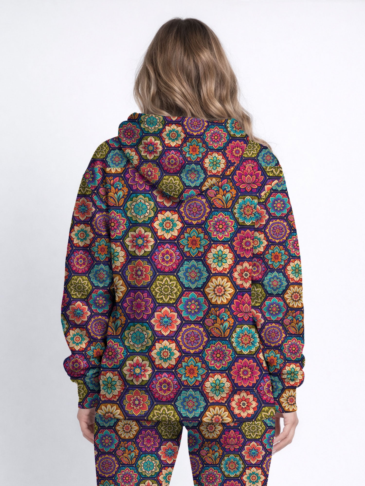 "Flower" Zip Hoodie